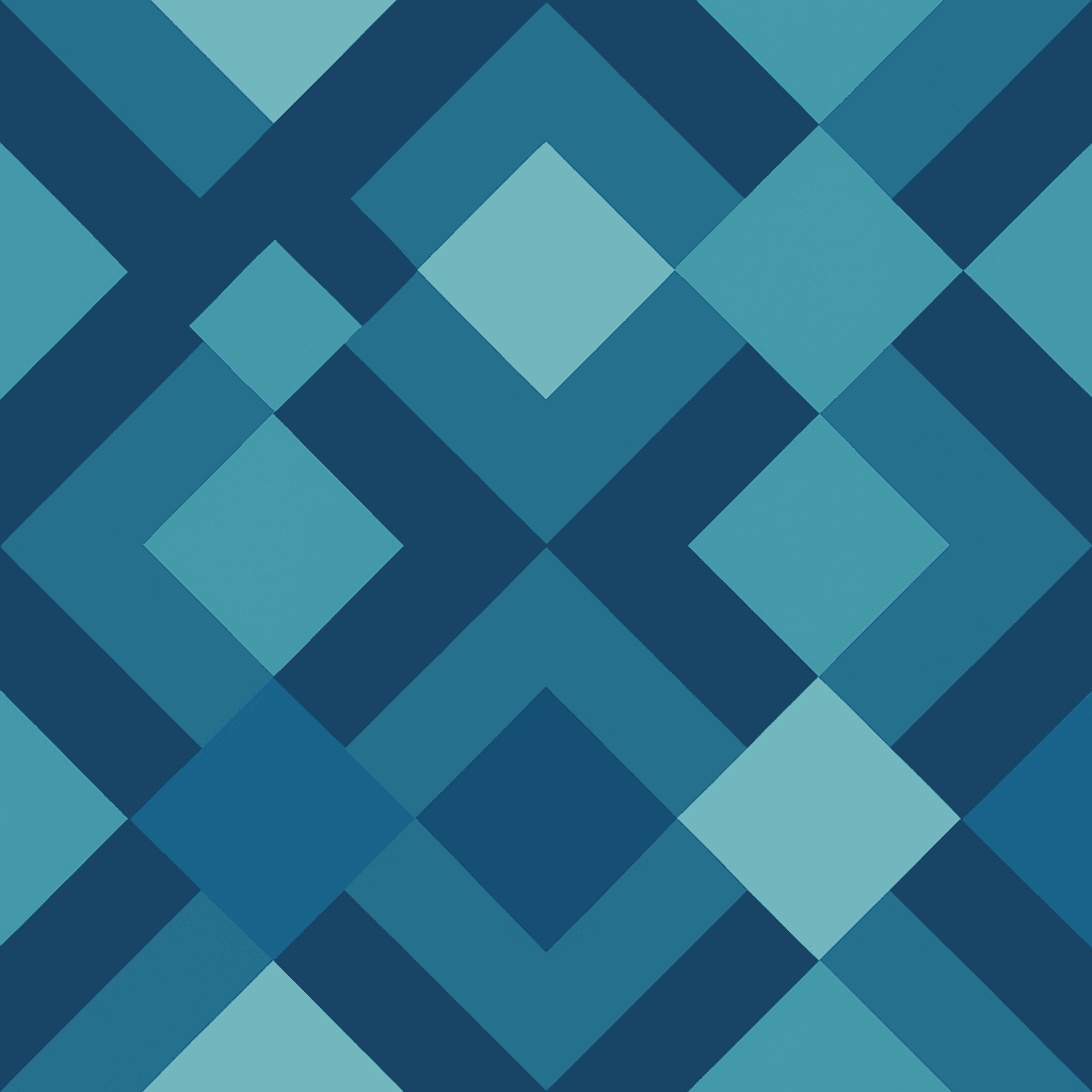 Abstract blue geometric pattern